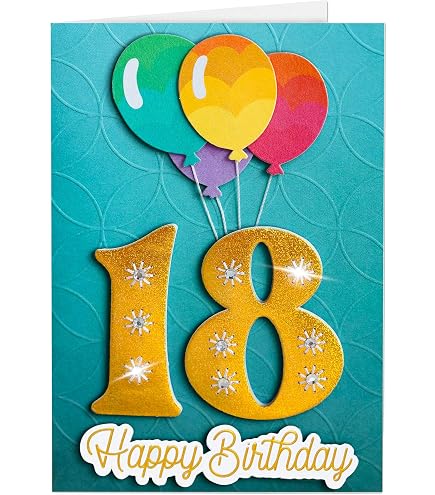 Biglietto Di Auguri XXL Edition Seidel Per 18° Compleanno – Formato DIN A4, Alta Qualità, Con Busta