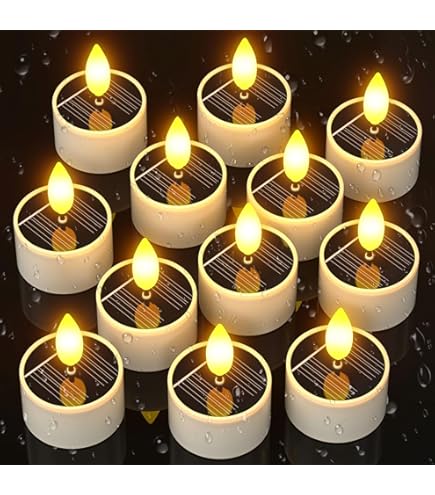 Bougie LED Flamme Réaliste Bougie Solaire Lights4fun TruGlow 20cm - LED Vacillante, Étanche - Décoration Jardin Extérieur énergie Solaire