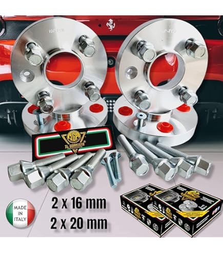 Distanziali Cerchioni OMP Speed - 15mm, 4x100, CB 56.1, Nero