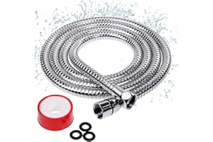 Rovtop Tuyau de Douche Flexible Tuyau en Acier Inoxydable 2.0M