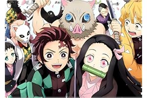 QENSPE 5D Diamond Painting Demon Slayer Pintura Diamante Anime Diamond Painting Kit Completo para Adultos Principiantes, DIY Cuadro Diamantes Kit Punto de Cruz para Decoración Hogar 30x40cm