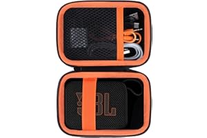 Lebakort Twarde etui kompatybilne z przenośnym głośnikiem JBL GO 4 GO 3 (czarna obudowa)