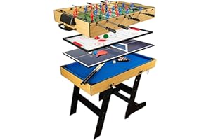 LEOMARK Leoamark Tavolo da gioco 15in1 Biliardo Un tavolo da gioco versatile per la famiglia e gli amici: design compatto perfetto per la casa scuola Impara gioccando Divertimento Garantito Gioco e Sorriso