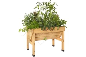 TAKASHO BALDUR-Garten Vegtrug Serre potager surélevée en bois 100 x 76 x 80 cm