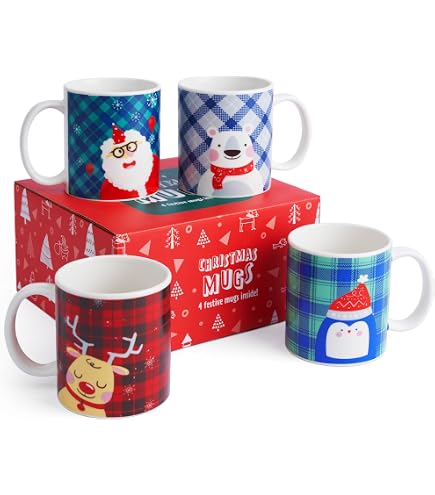 Confezione Da 2 Tazze Da 27,5 Cl In Porcellana – Eleganti, Resistenti, Perfette Per Caffè, Tè E Colazioni, Lavabili E Versatili