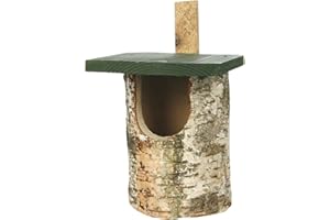 C J WILDBIRD FOODS LTD Cj Birch Log Nest Box Open Front (fsc)