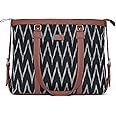 ZOUK Office Bag | Stylish Bags for Office Use | Laptop Bag 15.6 inch | Stylish Tote for Office Use | Purse for Women | Vegan Leather Handbag | Daily & Travel Use |