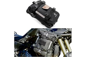 Odinsberg 7L Bolsa Moto Impermeable | Bolsa Estanca Trasera de Colín para Asiento, Barras de Choque y Defensas Laterales | Alforja y Mochila Moto Trail Enduro para Viajes, Equipaje y Aventura