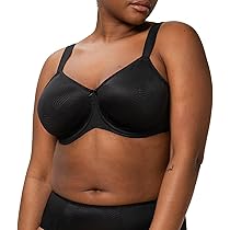 Triumph Bra Essential Minimizer for Women, Nero (Black (04) 04), 80D Triumph Bra Essential Minimizer for Women, Nero (Black (04) 04), 80D