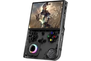 ANBERNIC RG40XXV Retro Handheld Game Console, 4.0 Inch IPS Screen Linux System Built-in 64G TF Card 5528 Games Support HDMI TV Output 5G WiFi Bluetooth 4.2 (nero)