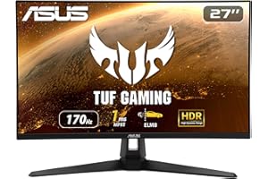 ASUS VG27AQ1A - Monitor Gaming de 27" WQHD (2560x1440, IPS, HDMI, Display Port, 170 Hz, 1ms MPRT, ELMB, G-SYNC Compatible rea