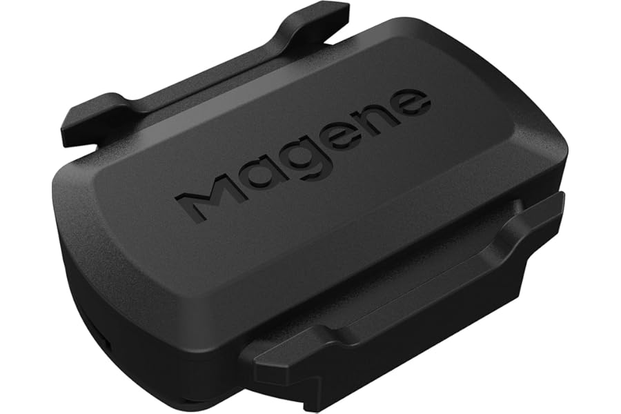 Magene S3+ Cadence & Speed Sensor for Cycling, Bluetooth & ANT+ Bike Sensor Compatible with Android/Iphone and Bike Computer