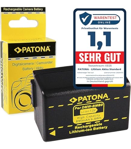 Batteria Compatibile Panasonic DMW-BMB9 | Per Lumix FZ40, FZ48, FZ60, FZ70, FZ100