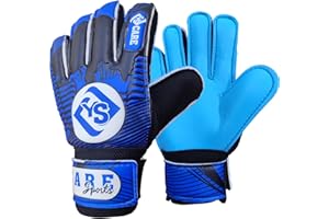 YSCARE Sports Gants de Gardien de But de Football pour garçons, Enfants, Jeunes Gants d'entraînement de Football avec Paume Super adhérente