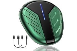 TIMEKNOW Carplay Adaptador Inalámbrico para iOS 10+ Dongle Carplay Compatible con Autos 2015-2024 con CarPlay Plug & Play, Wireless Car Play Adapter Convierte Carplay Cableado a Inalámbrico（Verde）