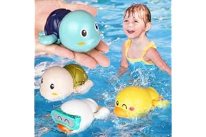 MOJINO Giochi Acqua Bambini, 4Pcs Giochi Piscina Bambini 1 2 3 4 5 6 Anno, Giochi Bagnetto Neonato, Giochi Vasca Da Bagno Bambini, Giochi Spiaggia Per Bambini, Giochi Acquatici