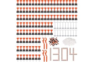 W RXKIOCS System poziomowania płytek, 1304 sztuki, zestaw do poziomowania płytek z krzyżami 2 mm, krzyże, 3 mm, stalowy trzpień w kształcie litery T, do płytek ściennych i podłogowych, wielokrotnego użytku