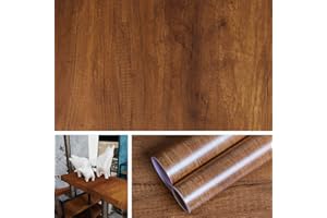 LIVELYNINE tapety Drewno Vintage samoprzylepna folia Wygląd drewna samoprzylepna tapeta do meble Szafka Biurko Stół Blat kuchenny Blat kuchenny Szafka kuchenna Folia Klej wodoodporny 40CMx2M