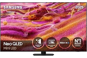 Samsung TV 55 Pulgadas Neo QLED QN90F 4K Mini LED Smart TV con Vision AI, Pantalla sin Reflejos con Glare Free y Quantum Matrix Technology Plus