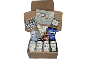 Jiddler's Tipple Craft Beer & Snacks Gift Hamper for Men - The Ultimate Birthday Present - The Best Dad Gifts & Husband Gift Basket - 9 Pack Gift Hamper Basket