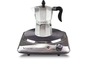 BEPER 90.820 Plaque de Cuisson Electrique, Argent, 1500 W