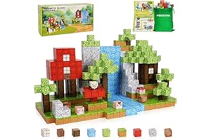 ITEFDTUTNE Magnetische Blöcke - 108PCS Magnete Bauklötze Welt Set für Kinder im Alter von 3-5 5-7 8-12, Magnetische Kacheln Magnetische Blöcke Spiele Vorschule Spielzeug für 3 4 5 6 7 8 Jahre alte Mädchen Jungen