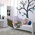 BOFFLE Baby Swing for Indoor and Outdoor | Hanging Jhula for Kids (6 Months to 3 Years, Up to 25 kg) | Garden Swing (Green White)