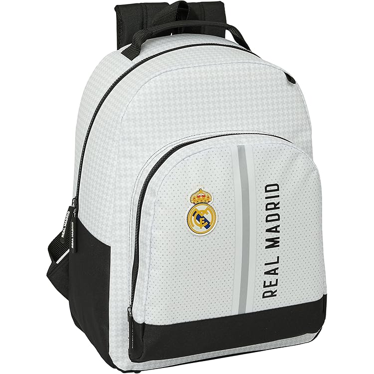 Safta FC Barcelona Black schoolrugzak met trolley, ideaal voor kinderen van verschillende leeftijden, comfortabel en veelzijdig, kwaliteit en duurzaamheid, 33 x 15 x 43 cm, zwart, Zwart, Standaard
