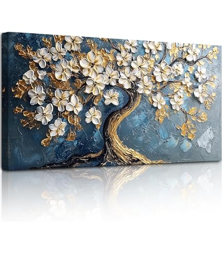 Impression Murale Sur Toile Intissé - Motif Fleurs A-C-0047-b-n - Murando - Neuf