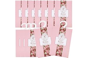 GOPERFUMME 12pcs Profumatori Armadio e Cassetti, Profuma Armadio Vestiti, Profumatore Auto, Profumo Aromi Sacchetti Lavanda Profumati per Armadio Cassetti Armadietti, Scarpiera Deodorante Armadio (12Rosa)