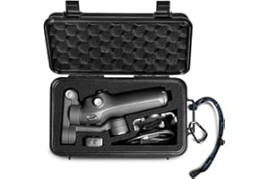 LEKUFEE Reise wasserdichte Koffer für DJI Osmo Mobile 7P,DJI Osmo Mobile 8/7 Gimbal Stabilizer und Zubehör (nur Tasche)