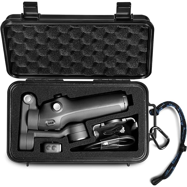 Sac De Transport Pour DJI OM 5 - Protection Portable En EVA Et Nylon, Poches Supplémentaires, Gris/noir