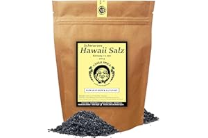 UNCLE SPICE® Hawaii Salz schwarz - 200g schwarzes Hawaiisalz - Premiumqualität - schwarzes Meersalz aus Hawaii - Dekorsalz - Black Lava Salt - Perfekt zur Dekoration
