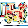 Hape Choo Choo Tracks Magnetic Train Maze, Wooden Maze Puzzle For Kdis, Magnetic Train Puzzle For Kids, Multicolor Toy, Ages 24 Months and Up