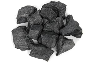 ORIENTREA Naturbelassene Schungit Rohsteine Natürliche Wasserfilterkristalle Heilsteine, Chakrasteine Sortenreine Kristalle für EMF-Schutz, Energiereinigung, Wasserreinigung, Heilung, Wellness und Wohnkultur