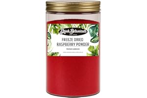 Freeze Dried Raspberry Powder | 100% Natural-GMO Free | Raspberry Fruit Powder Dust For Baking, Cocktail Garnish, Cooking, Cakes, Icing, Smoothies | 5.2911 oz, 150 Grams | Drink Botanicals Ireland