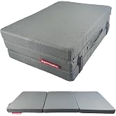 XPERMATE MaxiSafe Pro Şantiye Yatağı 80x180 cm Fermuarlı İş&ccedil;i Yatağı S&uuml;nger Yatak Antrasit (80 x 180 x 8 cm)