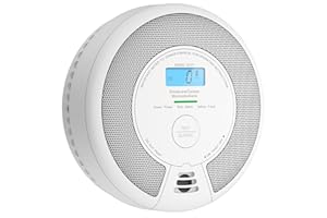 X-Sense Détecteur de Fumée et de Monoxyde de Carbone Autonome de 10 Ans, avec Bouton de Test, Vérification Automatique, Certifié par Le TÜV et Conforme aux Normes en 14604 et en 50291, SC07