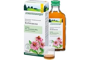 ‎SCHOENENBERGER Schoenenberger - Echinacea naturreiner Heilpflanzensaft - 1x 200 ml Glasflasche - stärkt die Abwehrkräfte - freiverkäufliches Arzneimittel