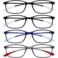Lunettes De Lecture OPULIZE Pack De 2 - Monture Ronde, Charnières Ressort - Puissance +2.00