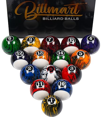 Gemscream 2 Pcs Billiards Cue Ball with Dots Practice