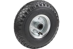 Metafranc Koło pneumatyczne Ø 260 mm – felga stalowa – typ 3.00 – 4 – nośność 200 kg – łożysko rolkowe/kompletne koło z felgą/koło do wózka transportowego/koło zapasowe / 810130