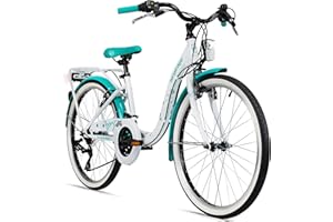 ‎BERGSTEIGER Bergsteiger Atlantis 20, 24 Zoll Kinderfahrrad, geeignet für 6,7, 8, 9, 10, 11 Jahre, StVZO, Schaltung, Mädchen-Fahrrad mit Dynamo-Licht
