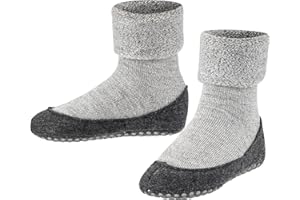FALKE mixte enfant Cosyshoe chaussons chaussettes picots antidérapants sur la semelle meilleure adhérence épais chauds respirants régulation climatique anti-odeur laine 1 paire