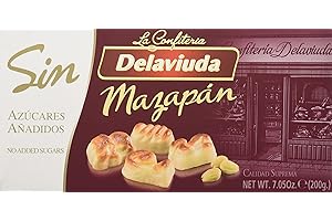 Delaviuda Figuritas de Mazapán Confitería Tradicional - 3 Paquetes de 200 gr - Total: 600 gr