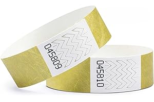 linie zwo ®, Confezione da 100 Braccialetti di identificazione 19 x 254 mm, Oro