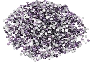 PATIKIL SS10/1440 st. Glas diamant strass, kristallglas platt baksida strass rund kristall konst ädelstenar för nagelkonst ha