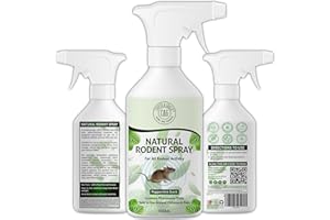 C&G HOME AND GARDEN Natural Rodent Repellent Spray 500ML | Peppermint Oil Rat & Mouse Repellent | Natural Rat Repellent Sprays | Peppermint for Mice | Indoor Outdoor Rodent Control | How to Get Rid of Mice Naturally