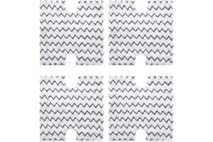 BIHARNT 4 Pack Replacement Mop Pads Compatible with Shark Steam Mop S6001UK S6003UK S6005UK