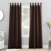 Sun Zero Easton Enerji Tasarruflu Karartma Sekmeli Perde Paneli, 101,6 cm x 160 cm, &Ccedil;ikolata